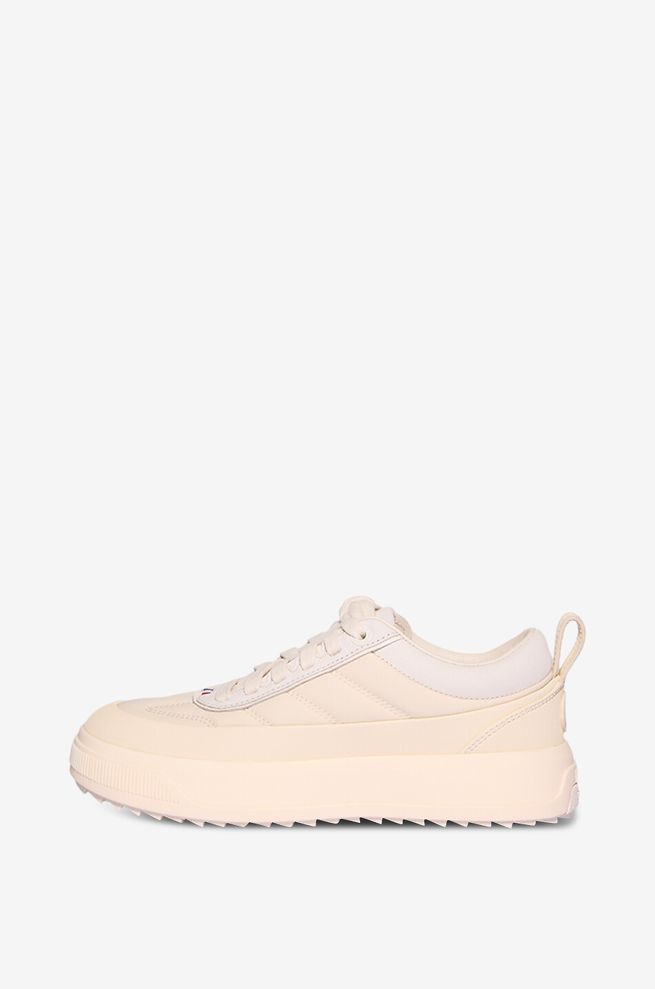 MONCLER Baskets basses en tissu technique et cuir Moncler Altive Femme BLANC 3