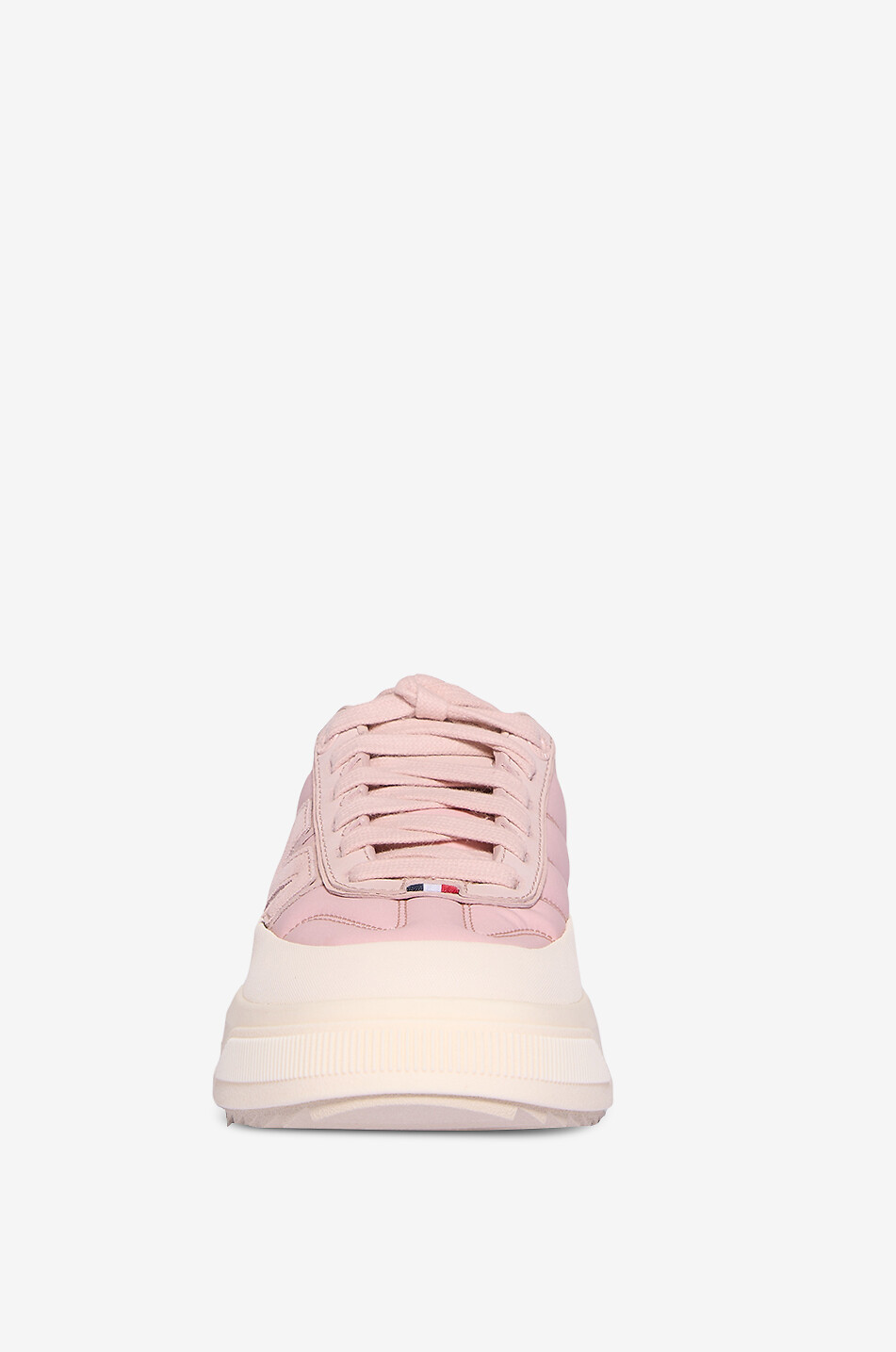 MONCLER Moncler Altive low-top nylon and leather sneakers Women PINK 2