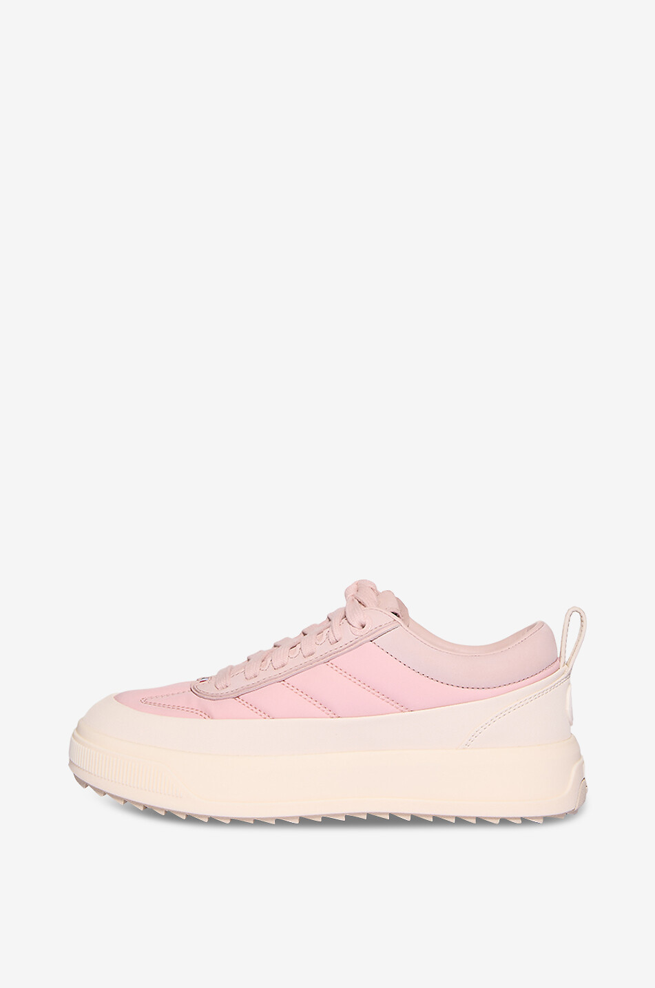 MONCLER Moncler Altive low-top nylon and leather sneakers Women PINK 3