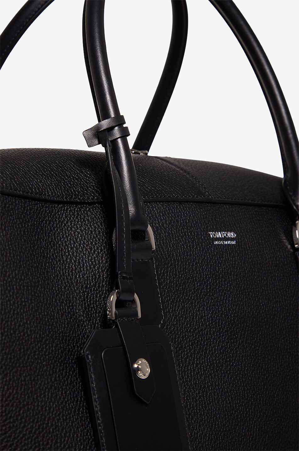 TOM FORD Reisetasche aus genarbtem Leder Elliot Herren SCHWARZ 6