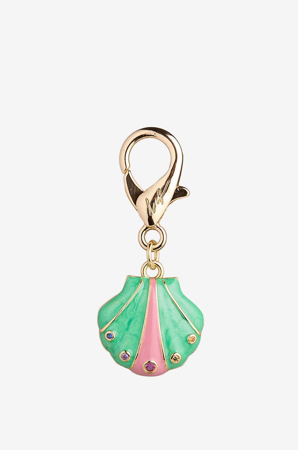Seashell smartphone charm
