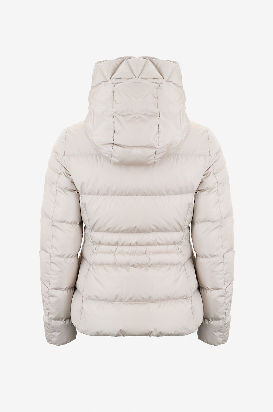 MONCLER Avoce short cinched hooded down jacket Women BEIGE 2