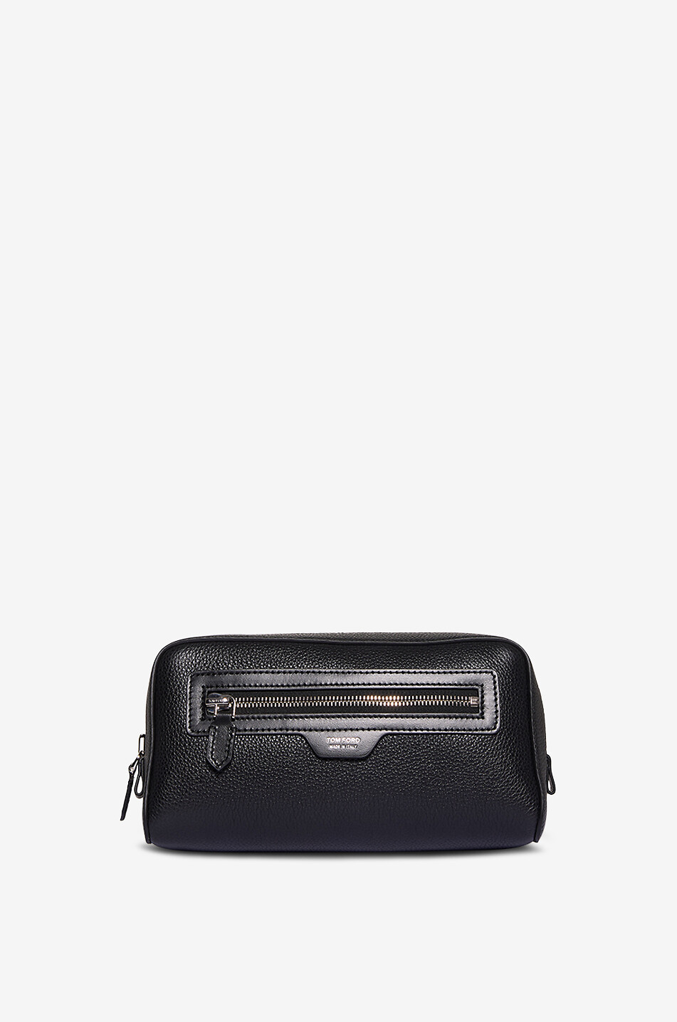 TOM FORD Smart grained leather toiletry bag Men BLACK 1