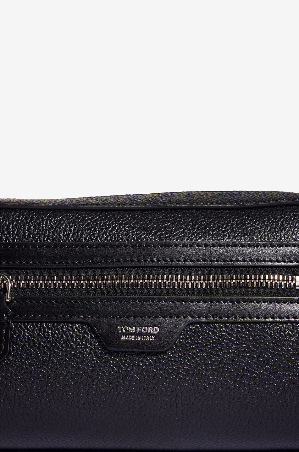 TOM FORD Smart grained leather toiletry bag Men BLACK 5