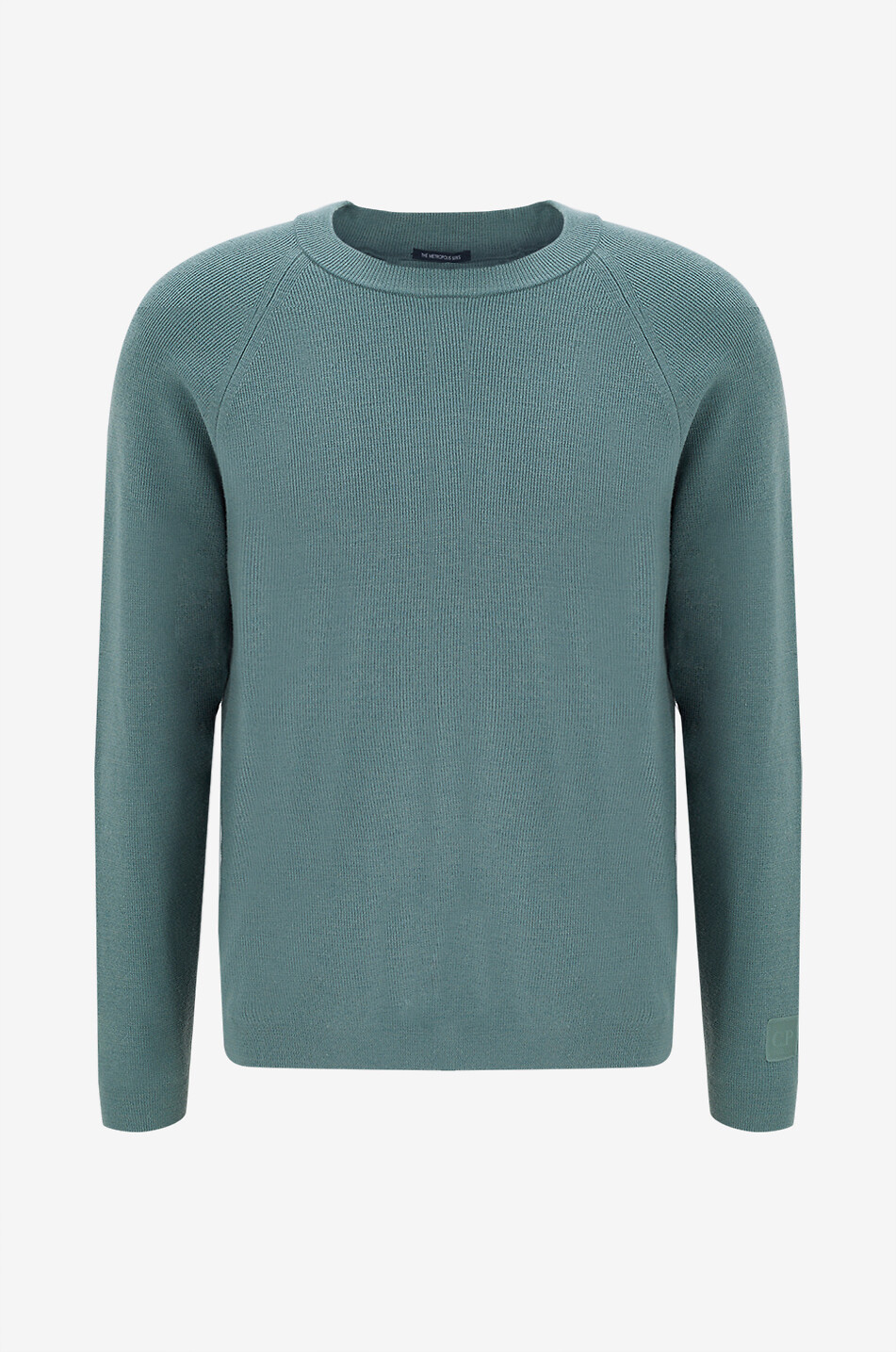 C.P. COMPANY Fine merino wool crewneck pullover Men GREEN 1