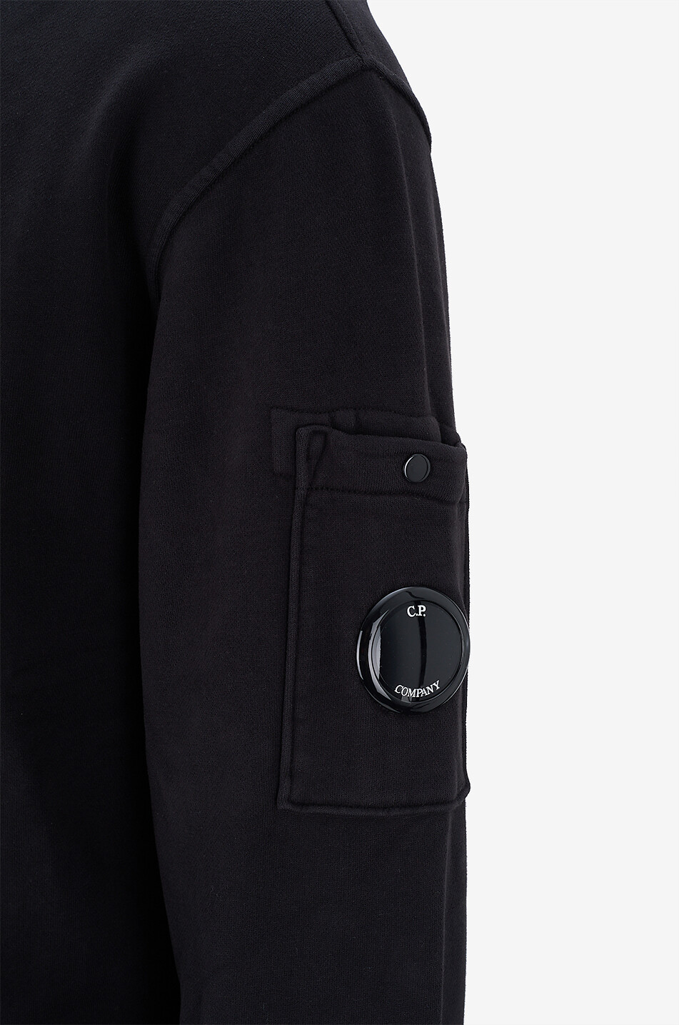 C.P. COMPANY Sweat-shirt en jersey à poche sur manche Homme NOIR 3