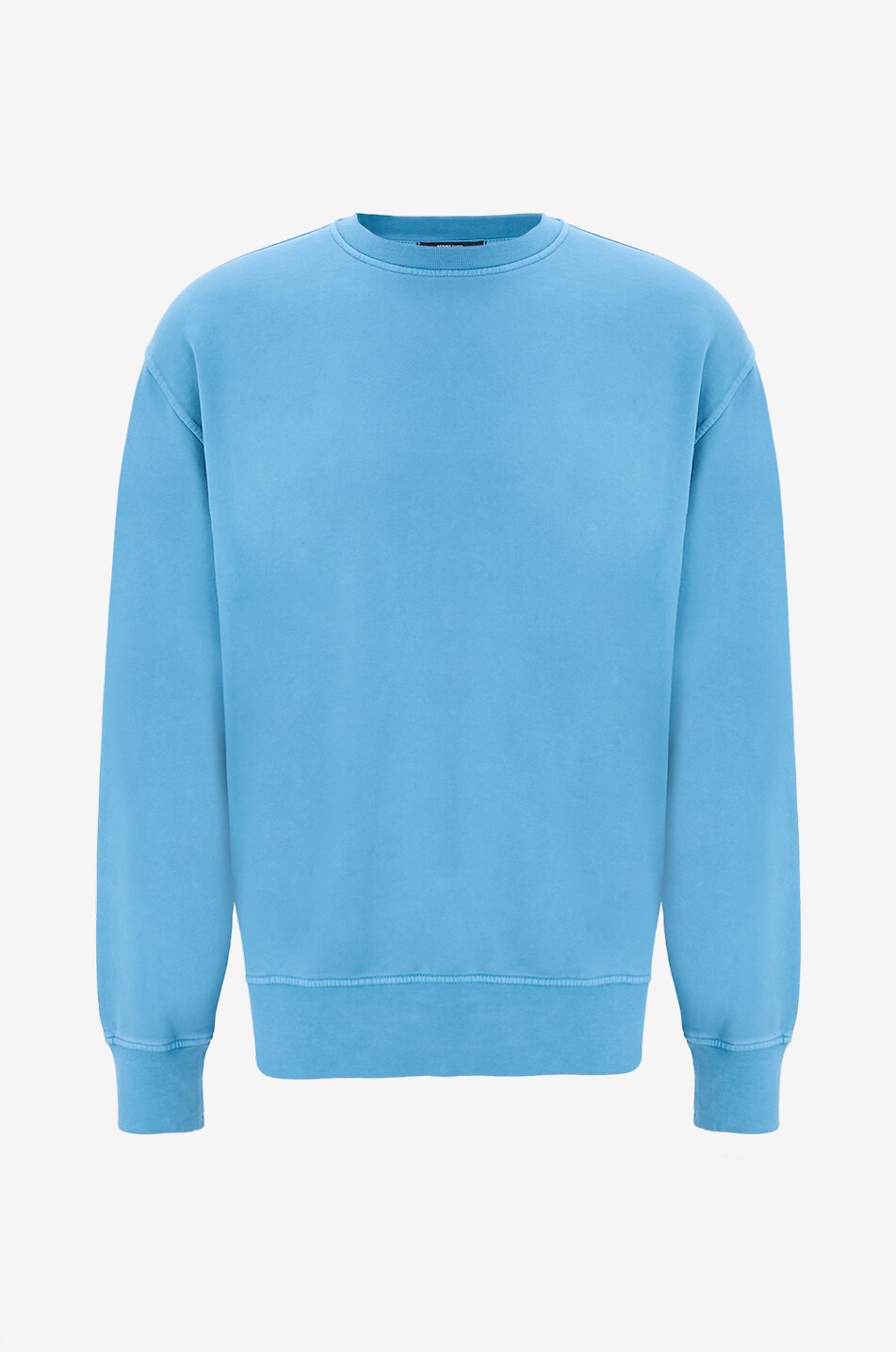 C.P. COMPANY Rundhals-Sweatshirt aus Jersey mit Logo Herren BLAU 1