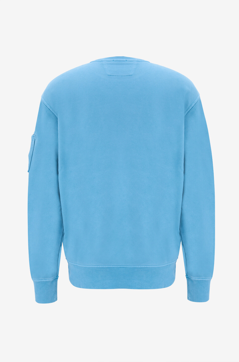 C.P. COMPANY Rundhals-Sweatshirt aus Jersey mit Logo Herren BLAU 2