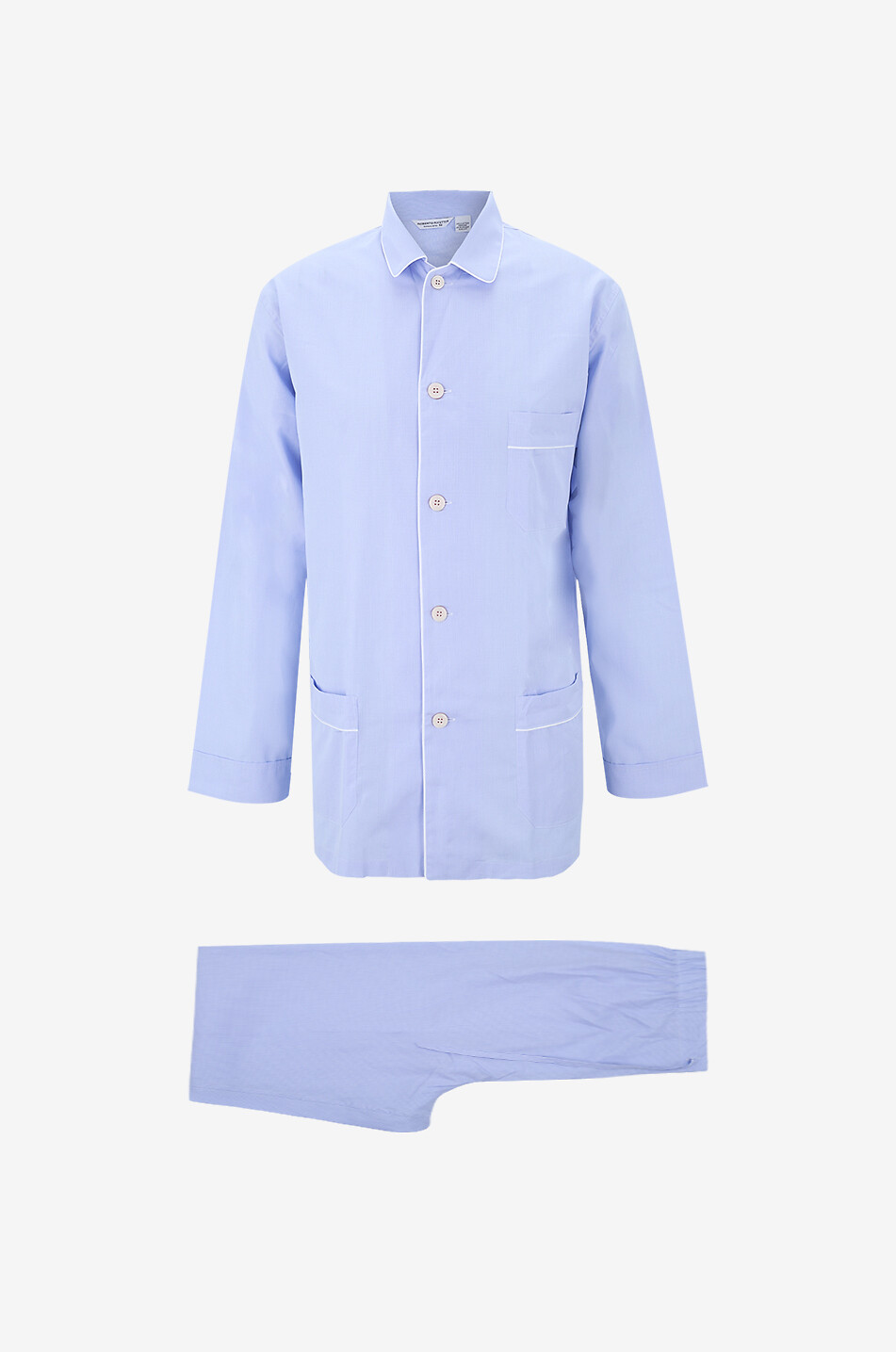 ROBERTO RICETTI Pyjama long en popeline Venezia Homme BLEU CLAIR 1