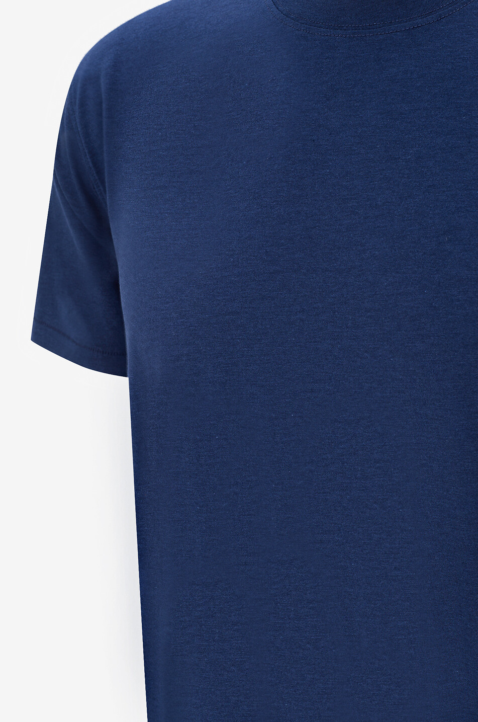 TOM FORD Kurzärmeliges Jersey-Shirt Herren DUNKELBLAU 3