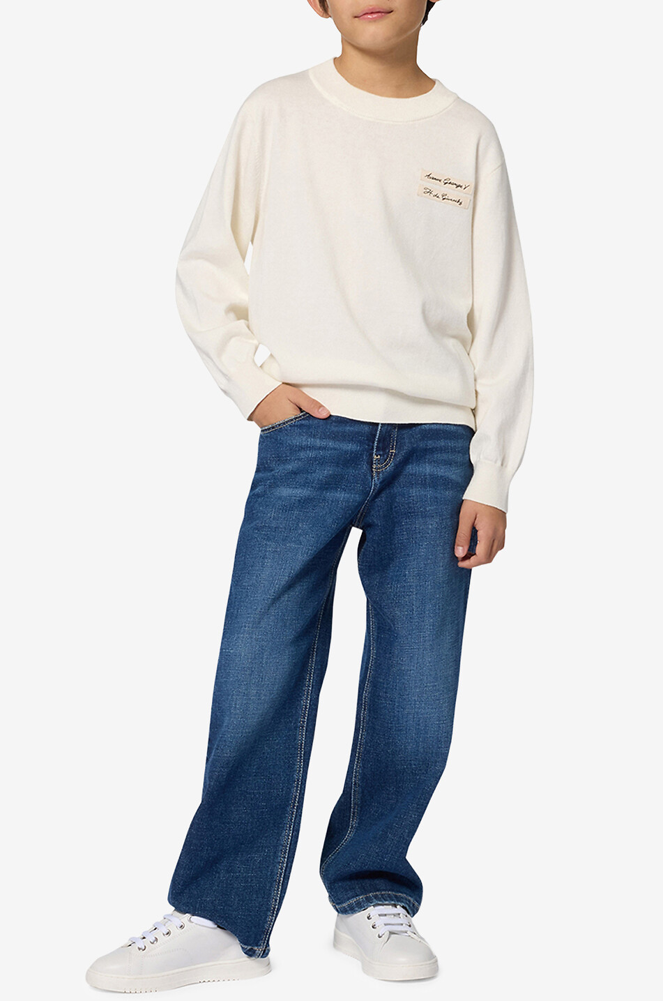 GIVENCHY Maison Givenchy Paris boys' straight-leg jeans Boy BLUE 3
