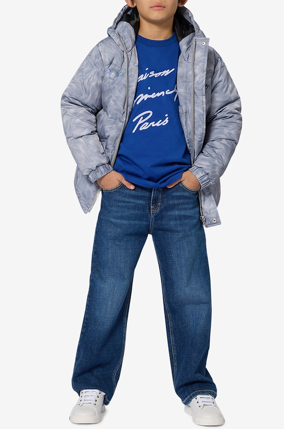 GIVENCHY Maison Givenchy Paris boys' straight-leg jeans Boy BLUE 4