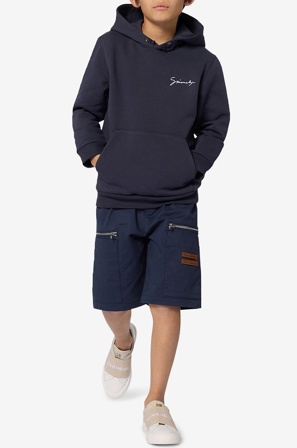 GIVENCHY Jungen-Kapuzensweatshirt Givenchy Dragon Junge DUNKELBLAU 3