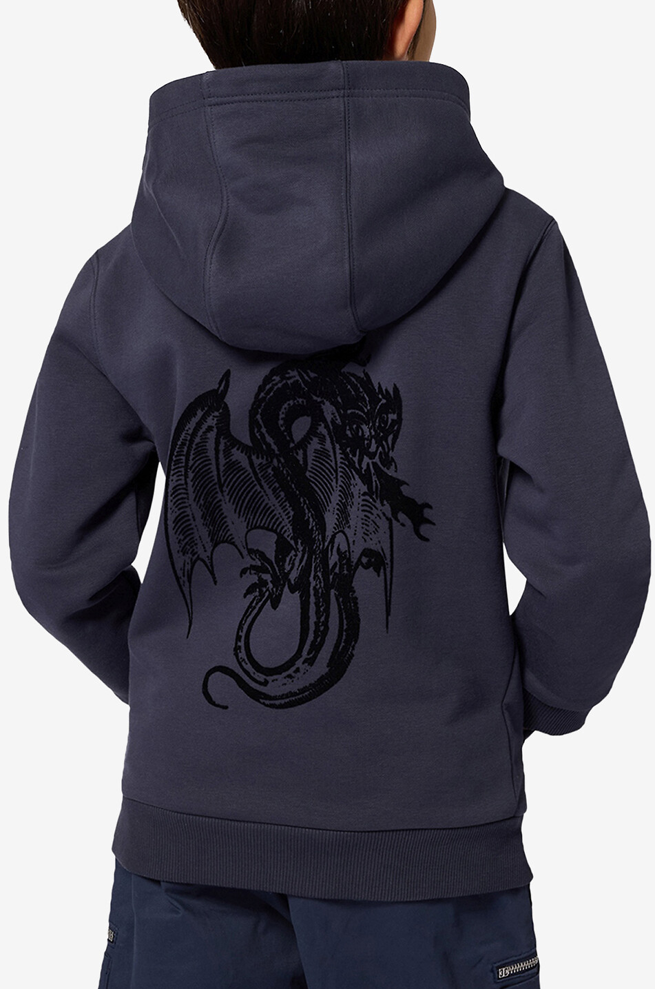 GIVENCHY Jungen-Kapuzensweatshirt Givenchy Dragon Junge DUNKELBLAU 4