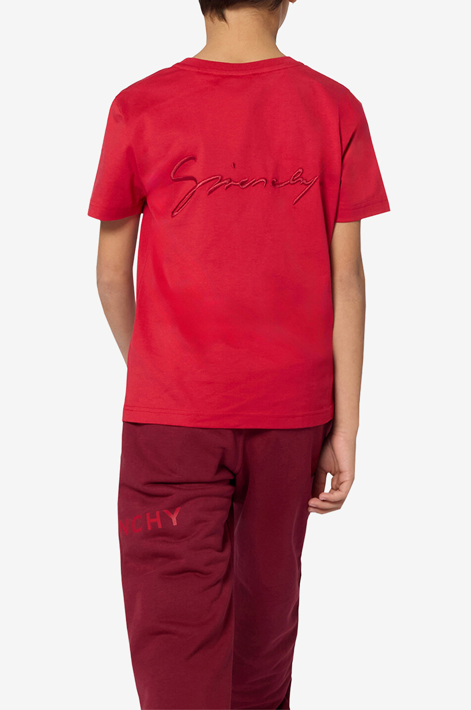 GIVENCHY Jungen-Kurzarm-T-Shirt 4G Junge ROT 3