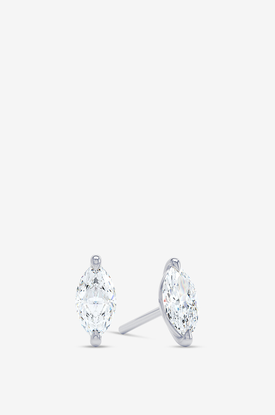 Ohrstecker aus Weissgold und Diamant The Marquise