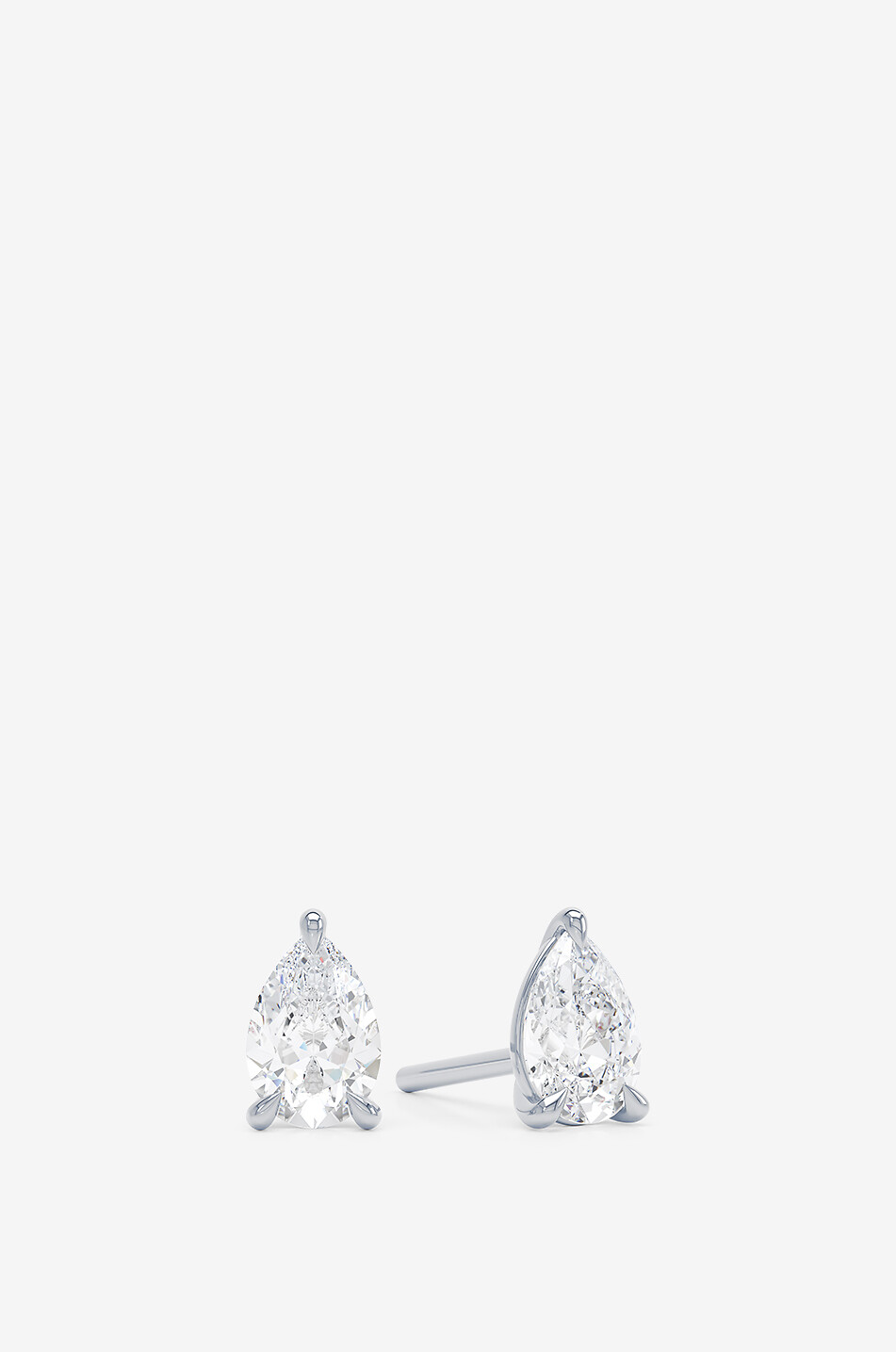 Ohrstecker aus Weissgold und Diamant The Pear