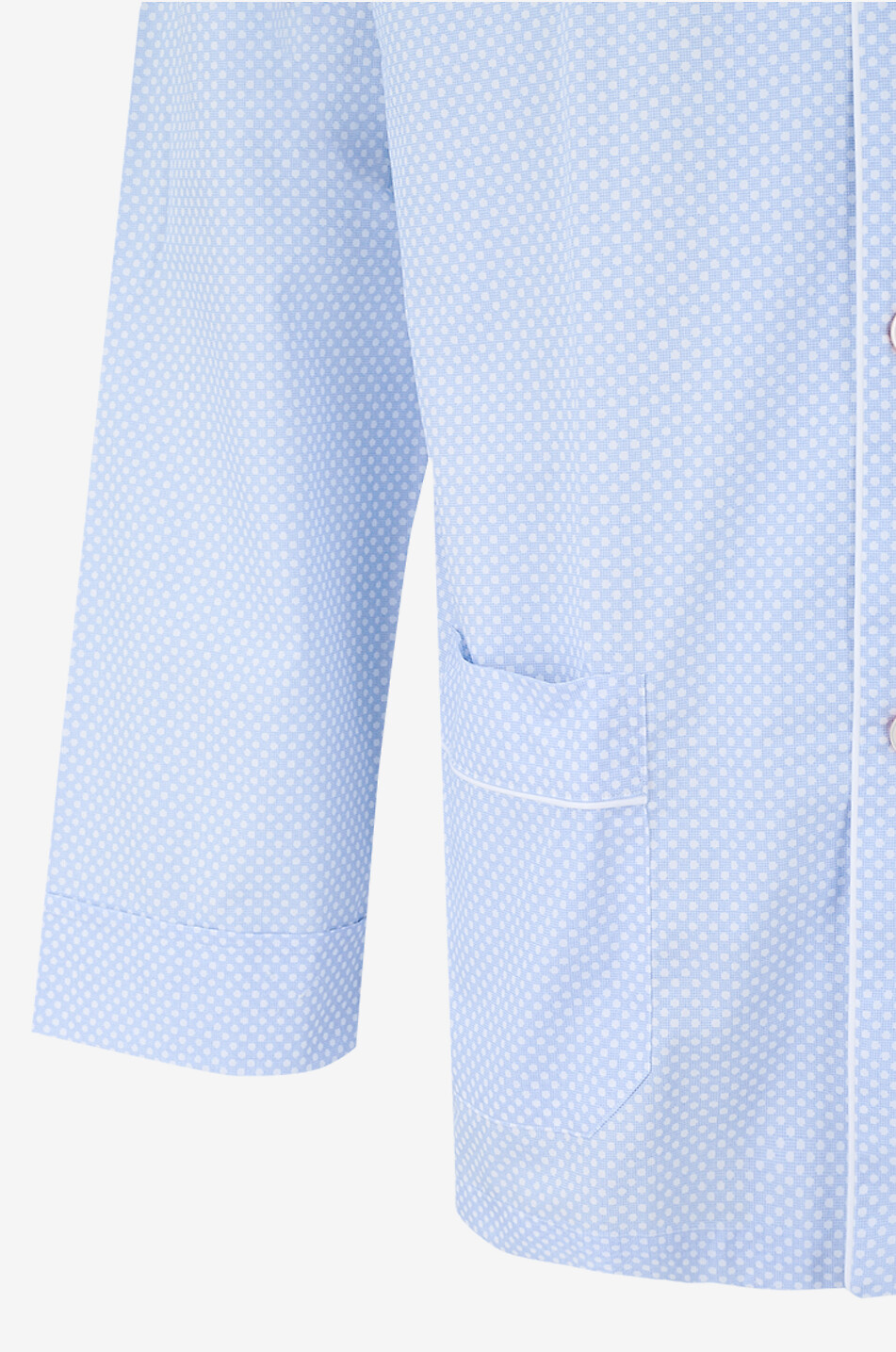 ROBERTO RICETTI Pyjama long en popeline Venezia Homme BLEU CLAIR 3