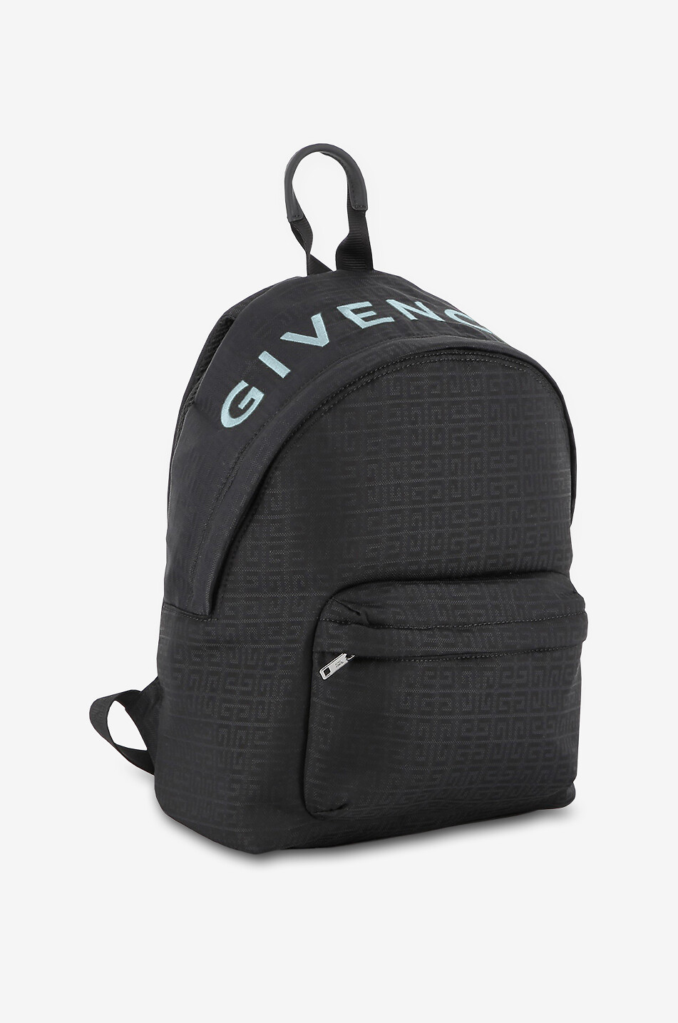 GIVENCHY Sac à dos enfant en jacquard et cuir 4G Garçon NOIR 2