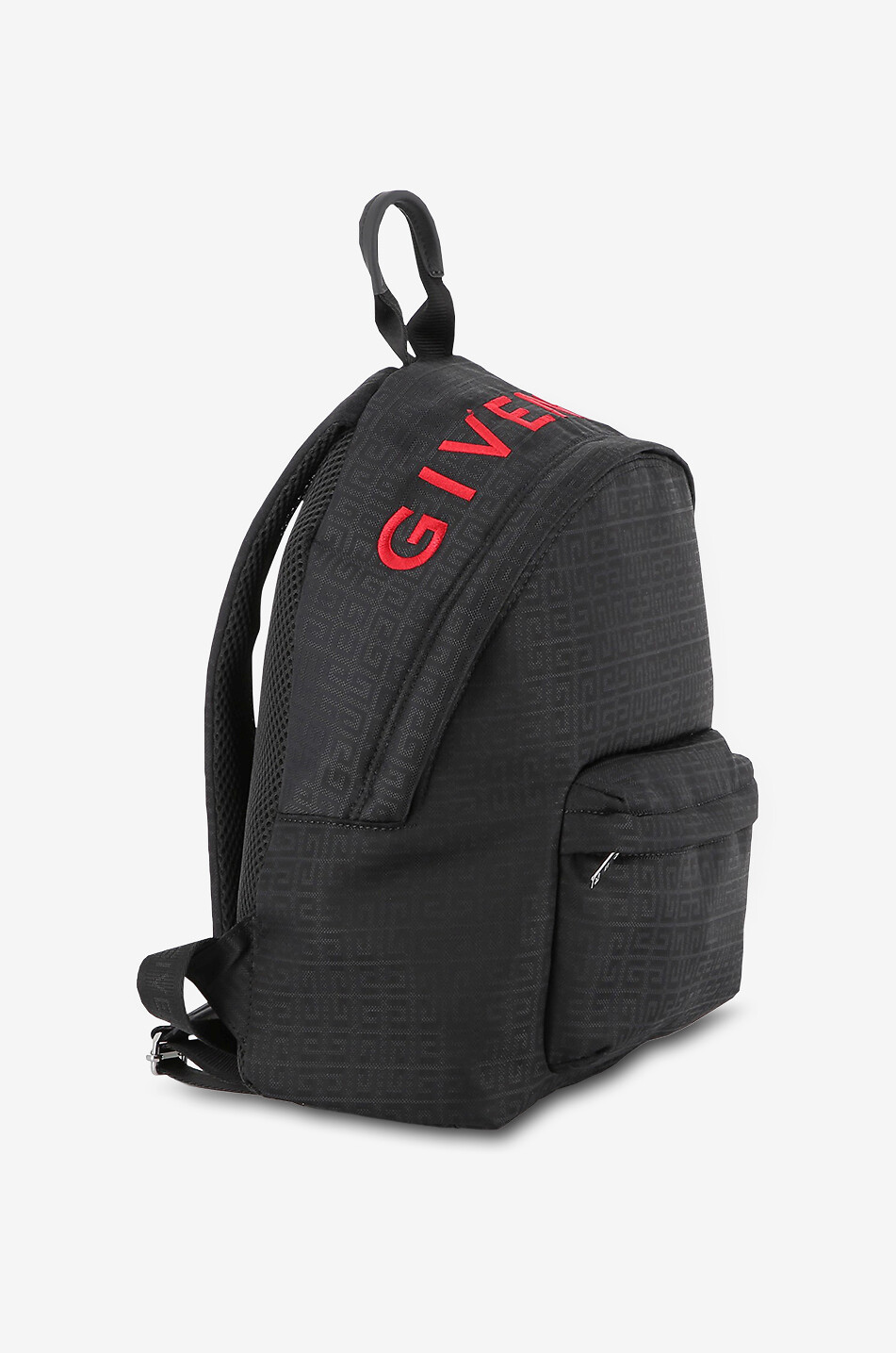 GIVENCHY Sac à dos enfant en jacquard et cuir 4G Garçon NOIR 3