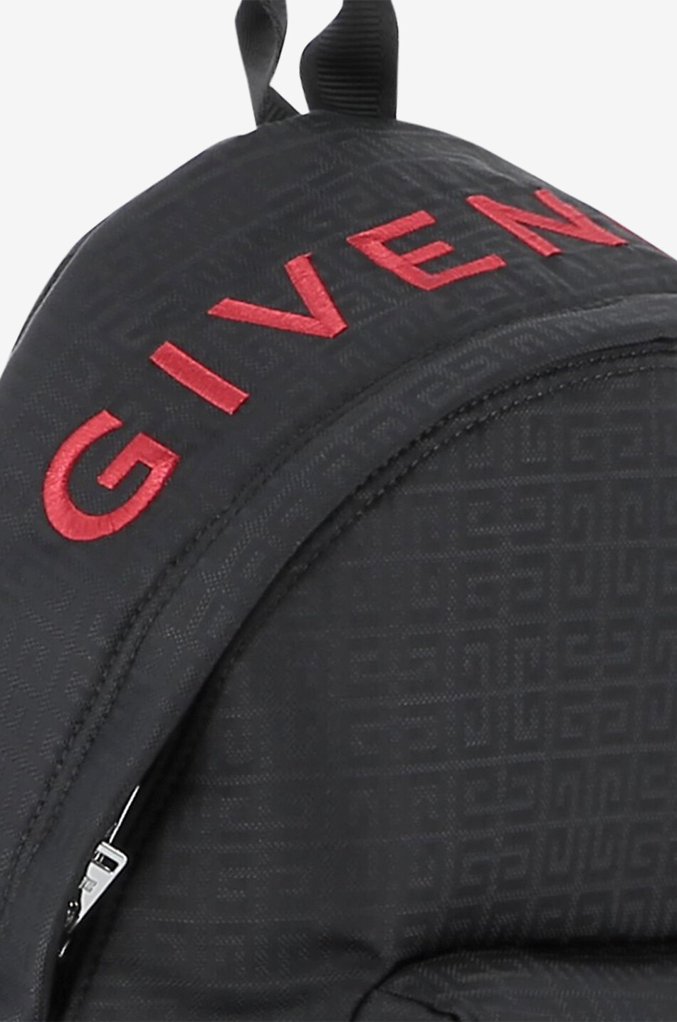 GIVENCHY Sac à dos enfant en jacquard et cuir 4G Garçon NOIR 4