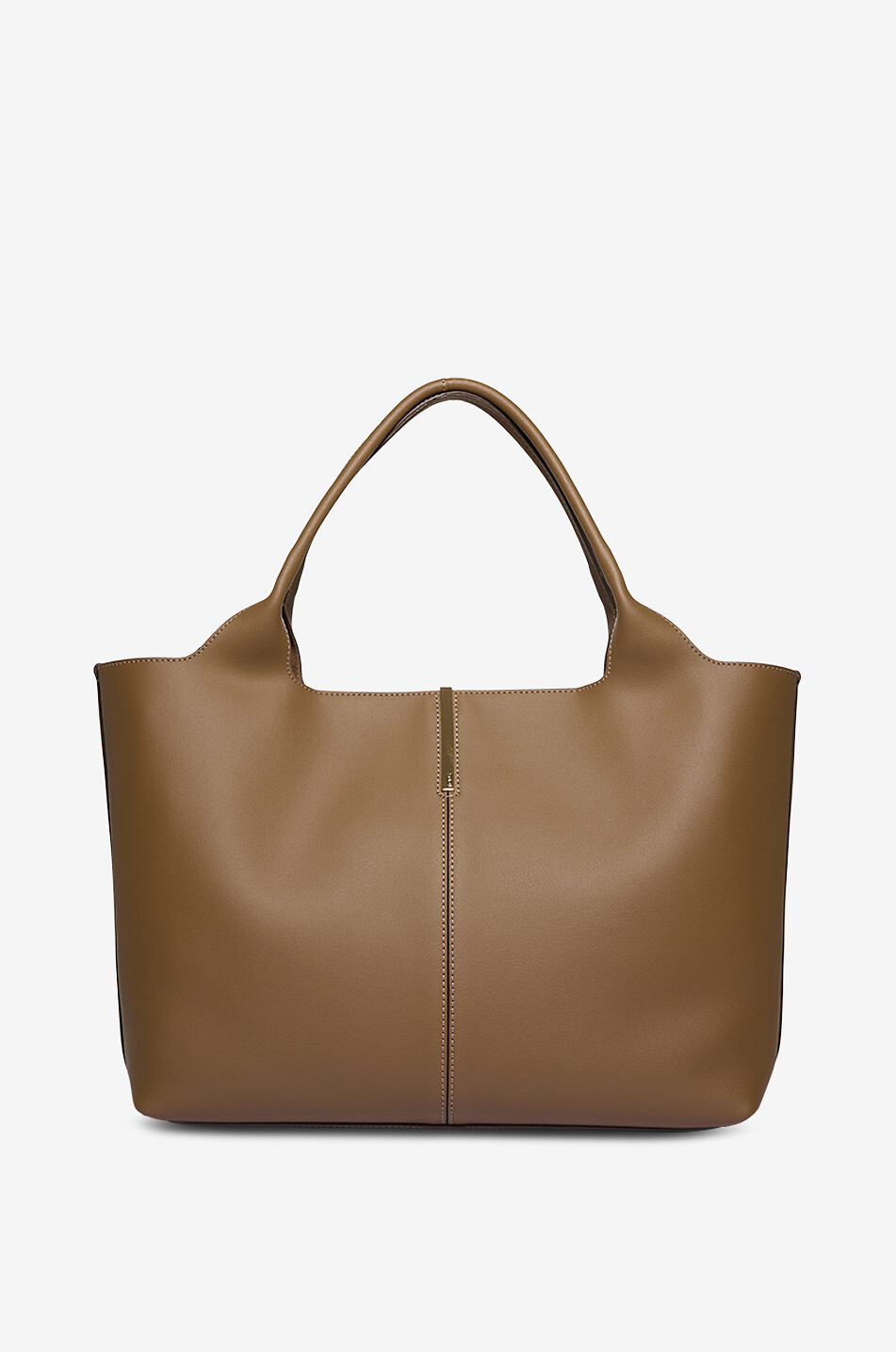 Shopping Medium-Petit grained leather tote bag