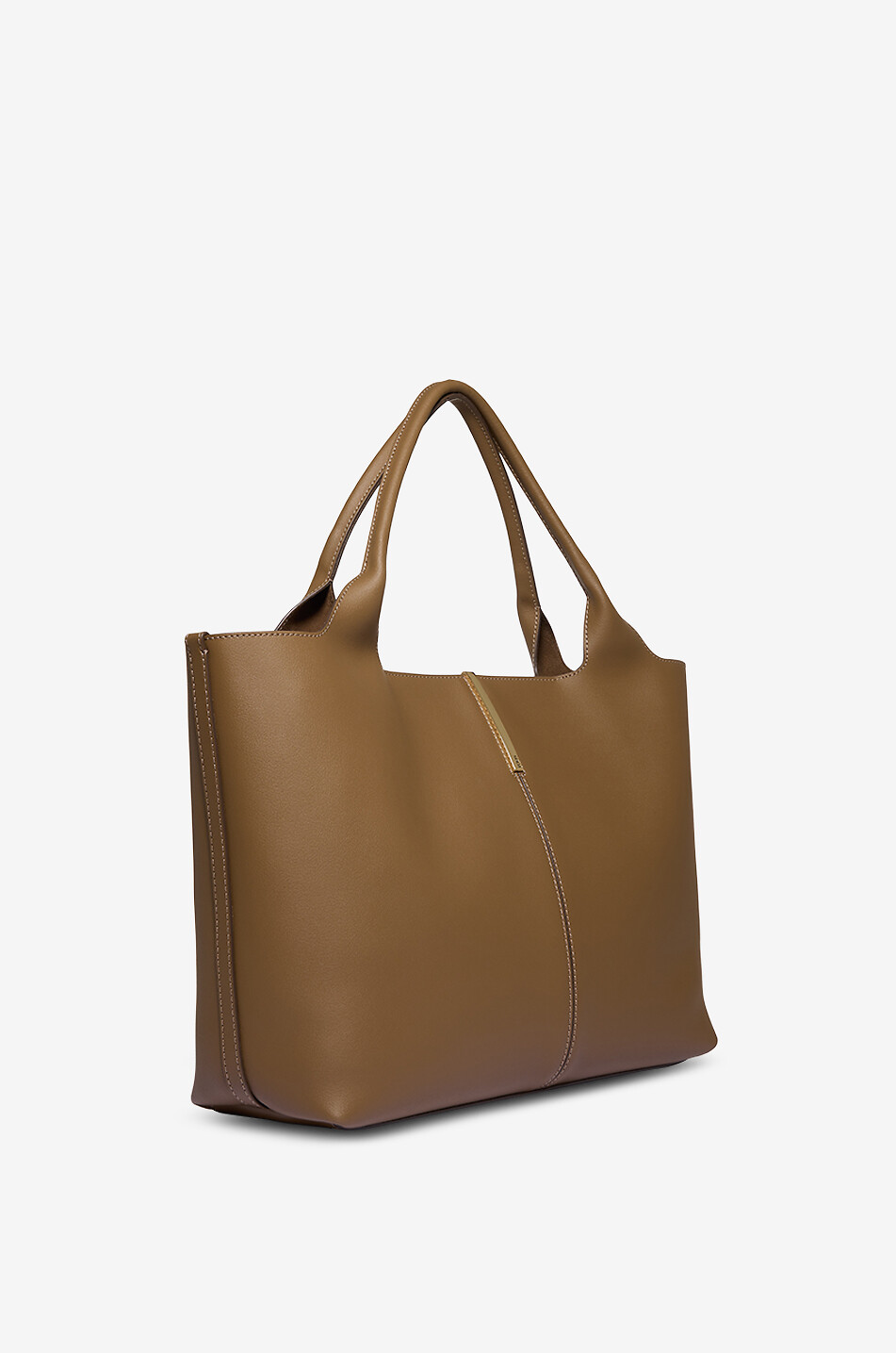 Shopping Medium-Petit grained leather tote bag