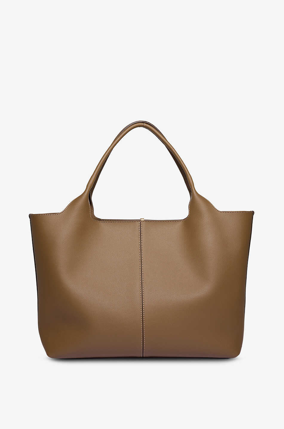 Shopping Medium-Petit grained leather tote bag