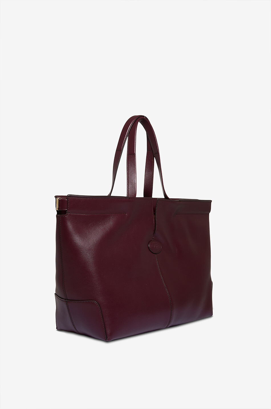 TOD'S Sac cabas en cuir Tod's Di Bag Folio Medium-Small Femme ROUGE FONCÉ 2