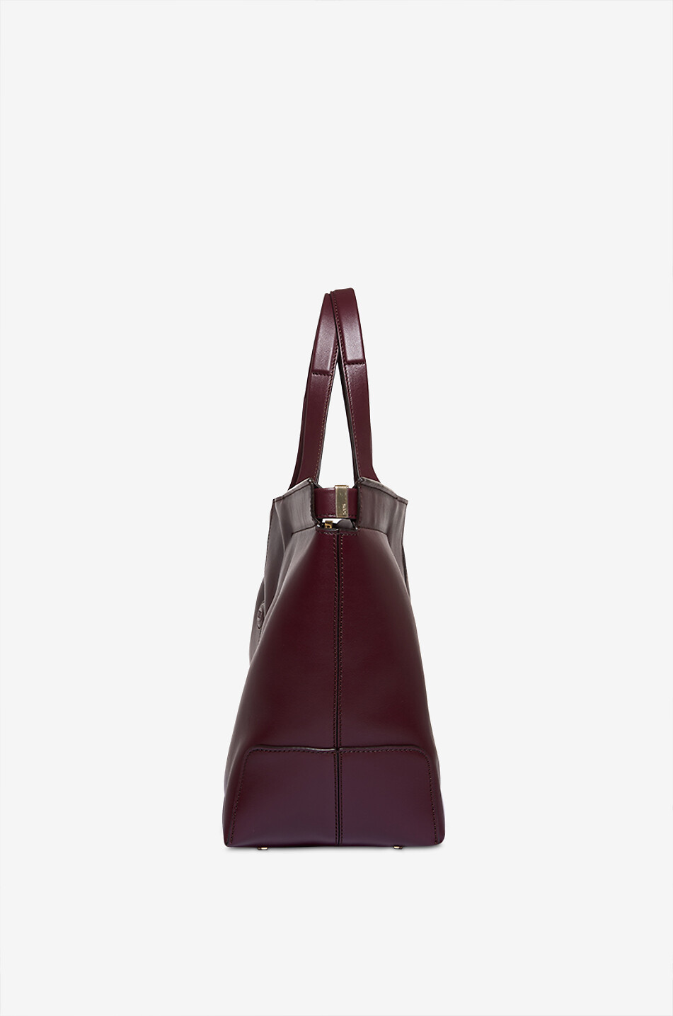 TOD'S Sac cabas en cuir Tod's Di Bag Folio Medium-Small Femme ROUGE FONCÉ 5