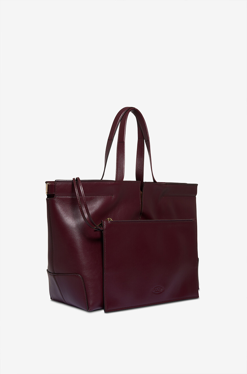 TOD'S Sac cabas en cuir Tod's Di Bag Folio Medium-Small Femme ROUGE FONCÉ 6