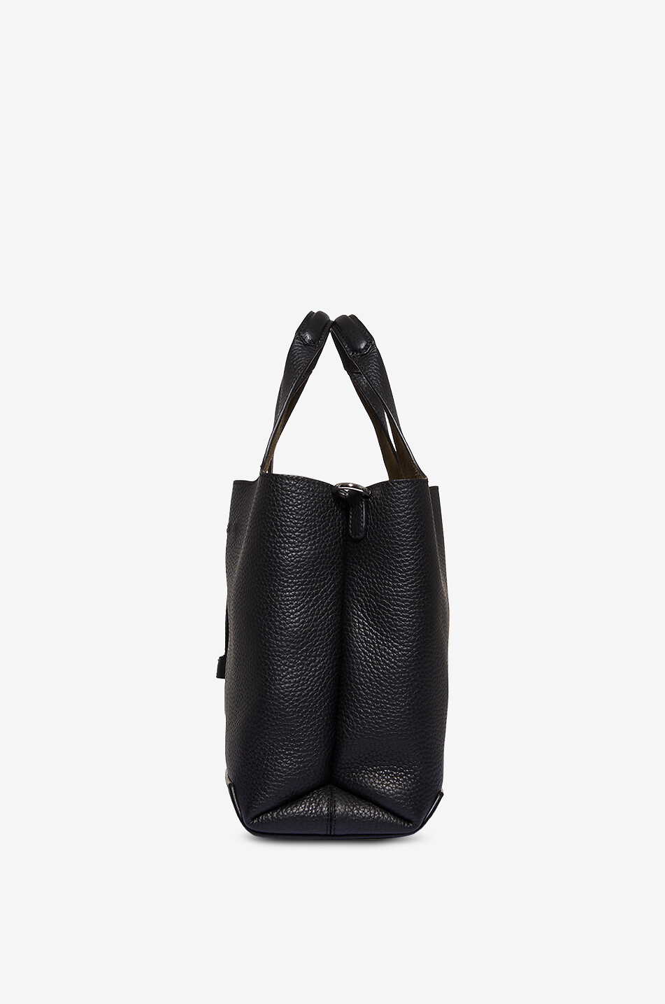 トートバッグ HOGAN GRAINY LEATHER SMALL TOTE BAG H-Bag Shopping Small grained leather tote bag - HOGAN - BLUE