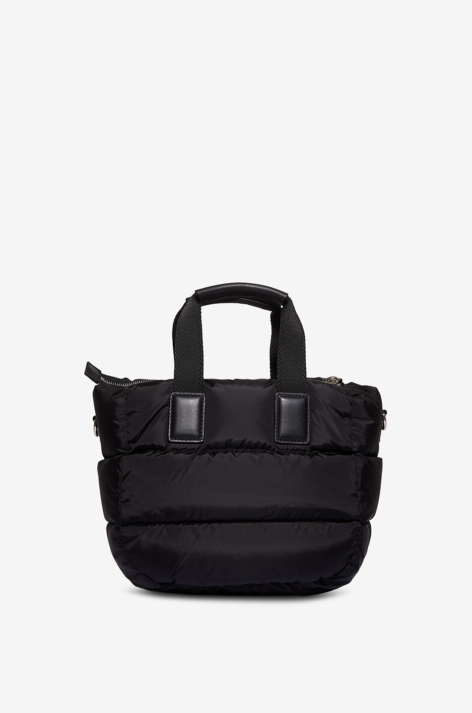 MONCLER Mini Caradoc quilted nylon tote bag Women BLACK 3