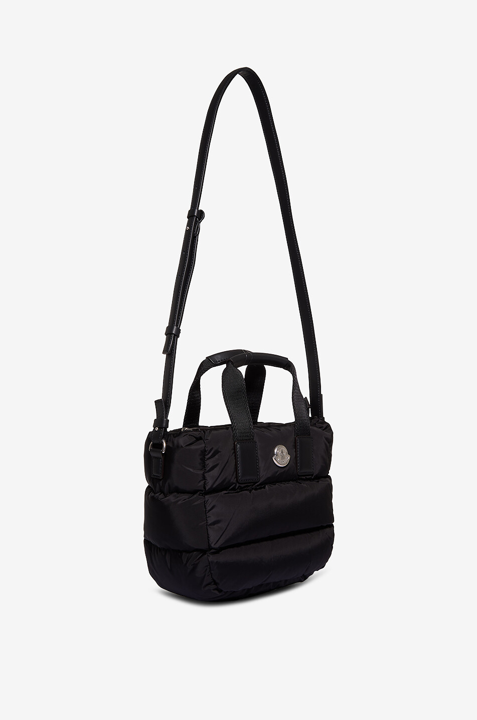 MONCLER Mini Caradoc quilted nylon tote bag Women BLACK 5