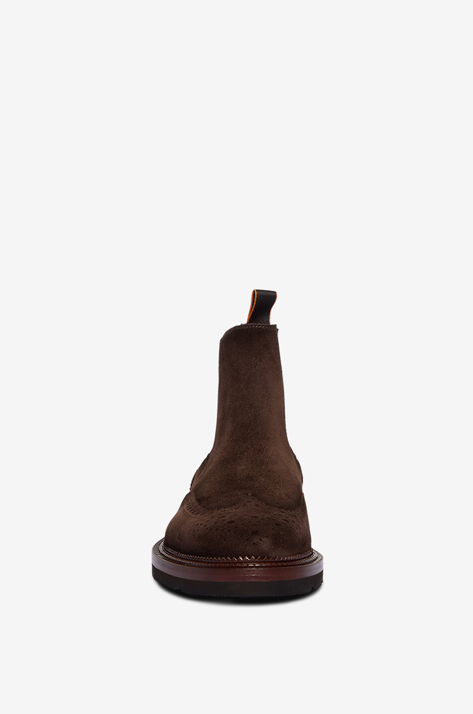 SANTONI Bottines en daim Kalamaboot Homme MARRON FONCÉ 2