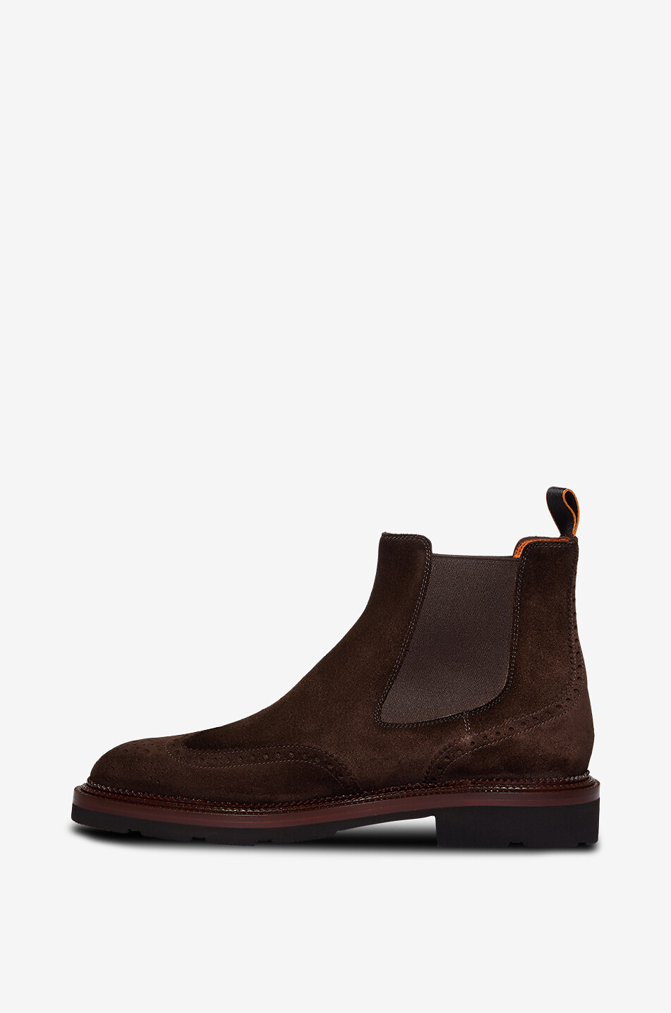 SANTONI Bottines en daim Kalamaboot Homme MARRON FONCÉ 3