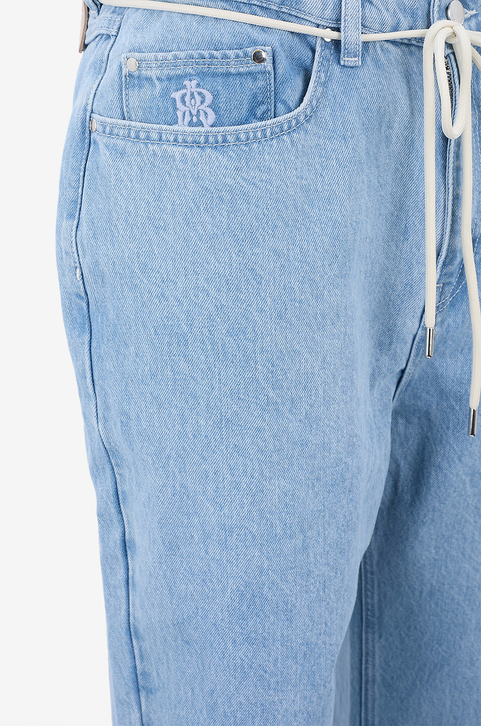 ABOUT:BLANK Ausgewaschene Baggy-Jeans Relaxed Light Wash Herren BLAU 4