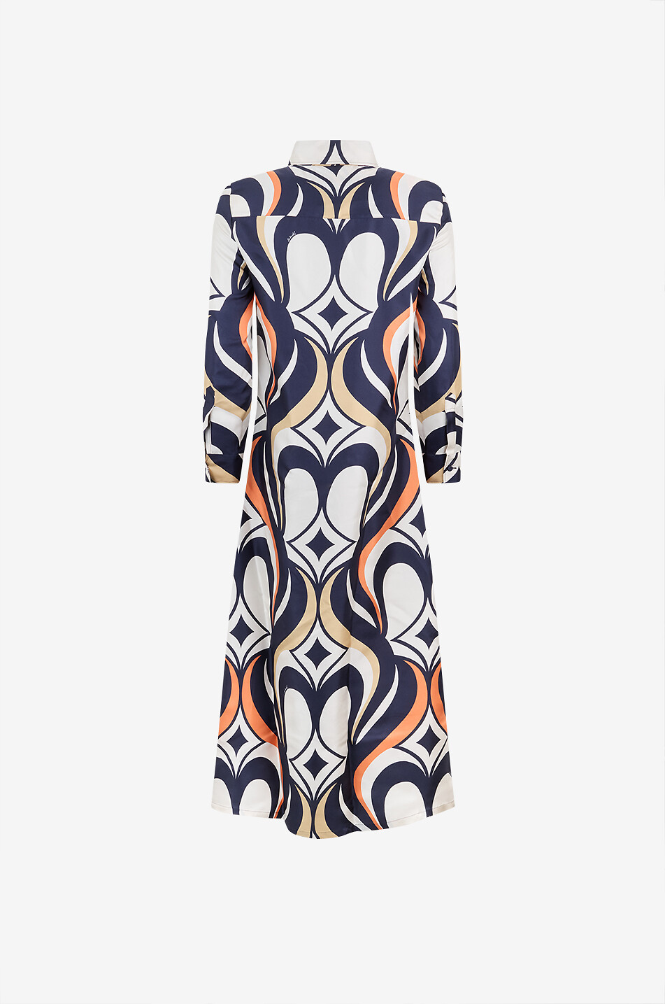 LA DOUBLEJ Kleid aus Seidentwill Chemise Swing Jive Macro Damen BUNT 2