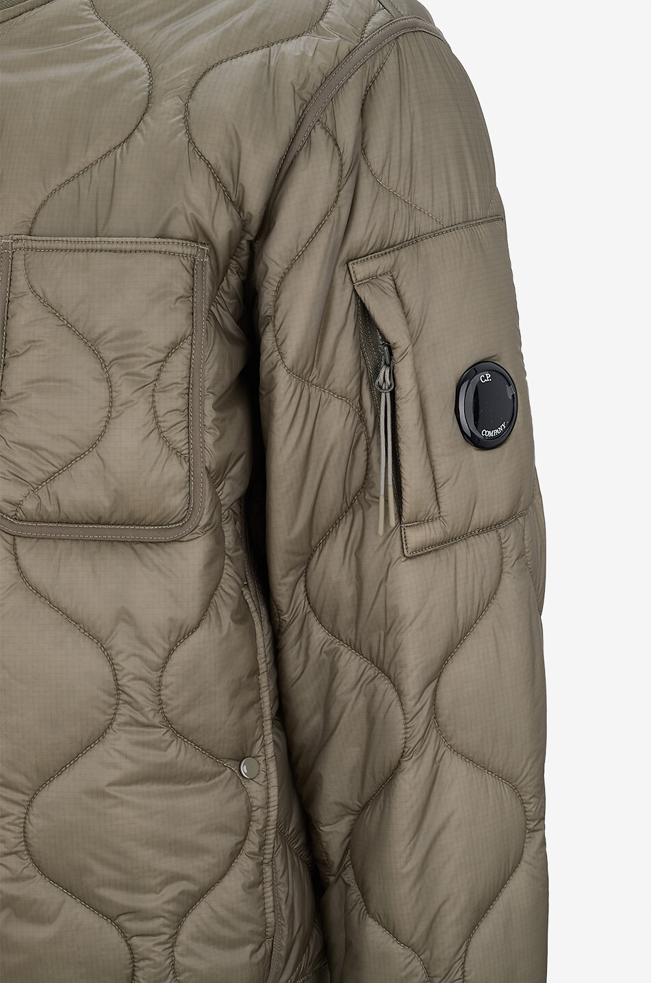 C.P. COMPANY Medium ripstop quilted jacket Men KHAKI 3