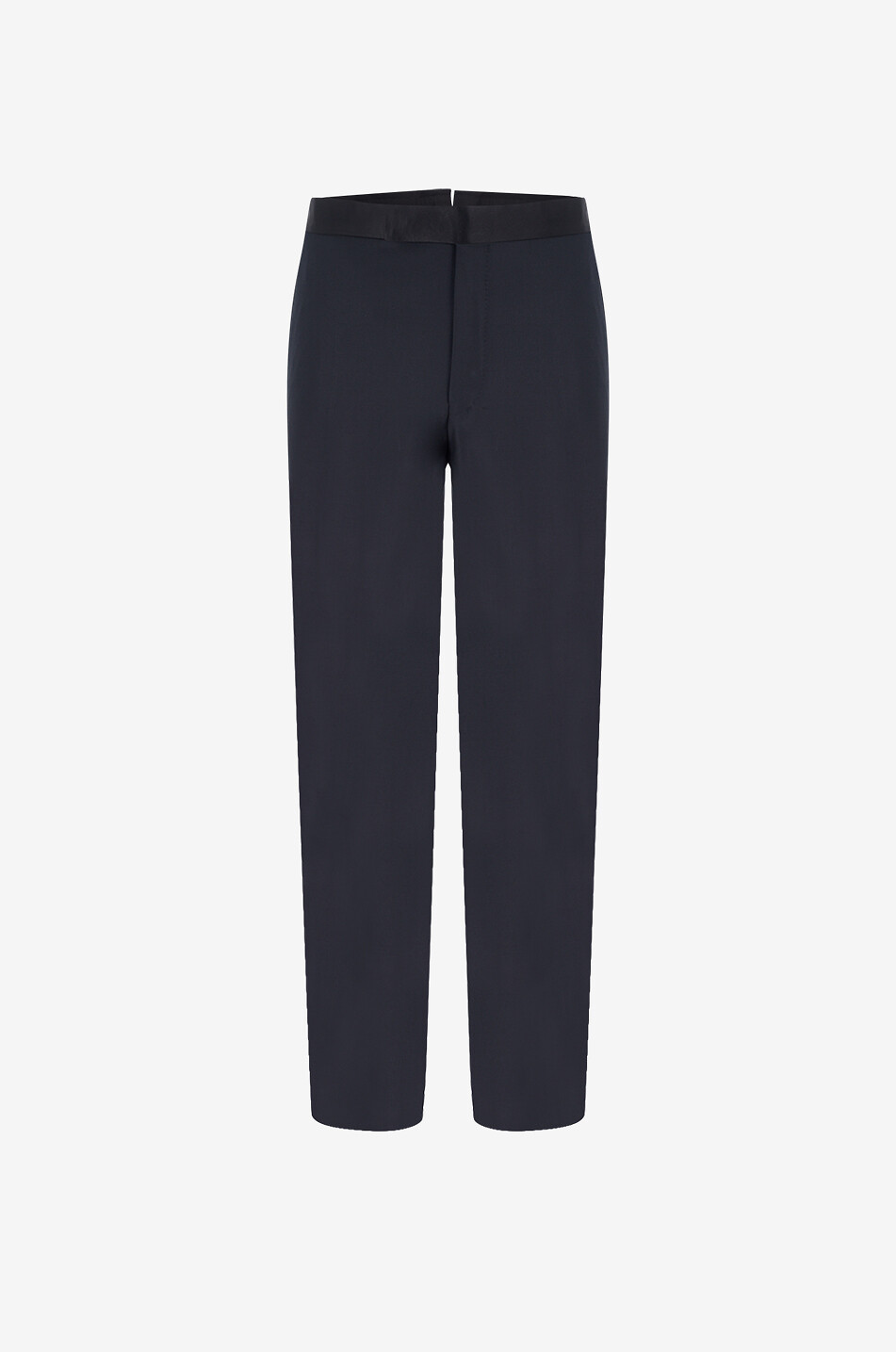 TOM FORD Shelton wool wtill and satin smoking trousers Men BLACK 1