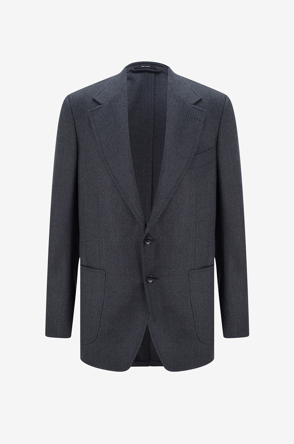 Shelton herringbone wool single-breasted blazer