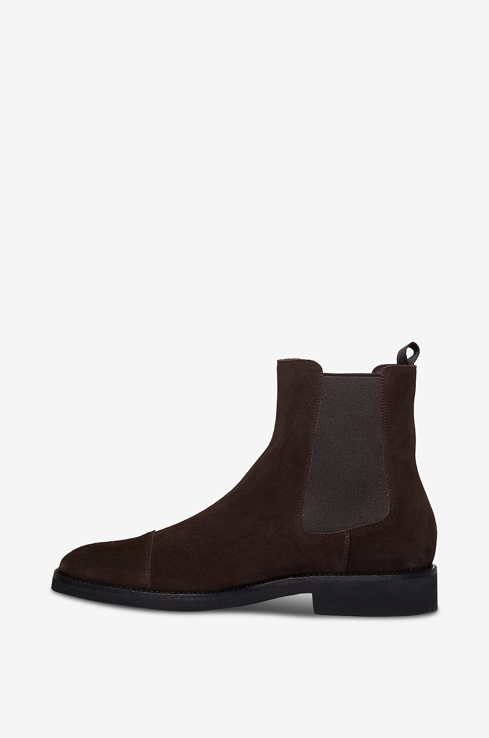 TOM FORD Light Sole suede chelsea ankle boots Men DARK BROWN 3
