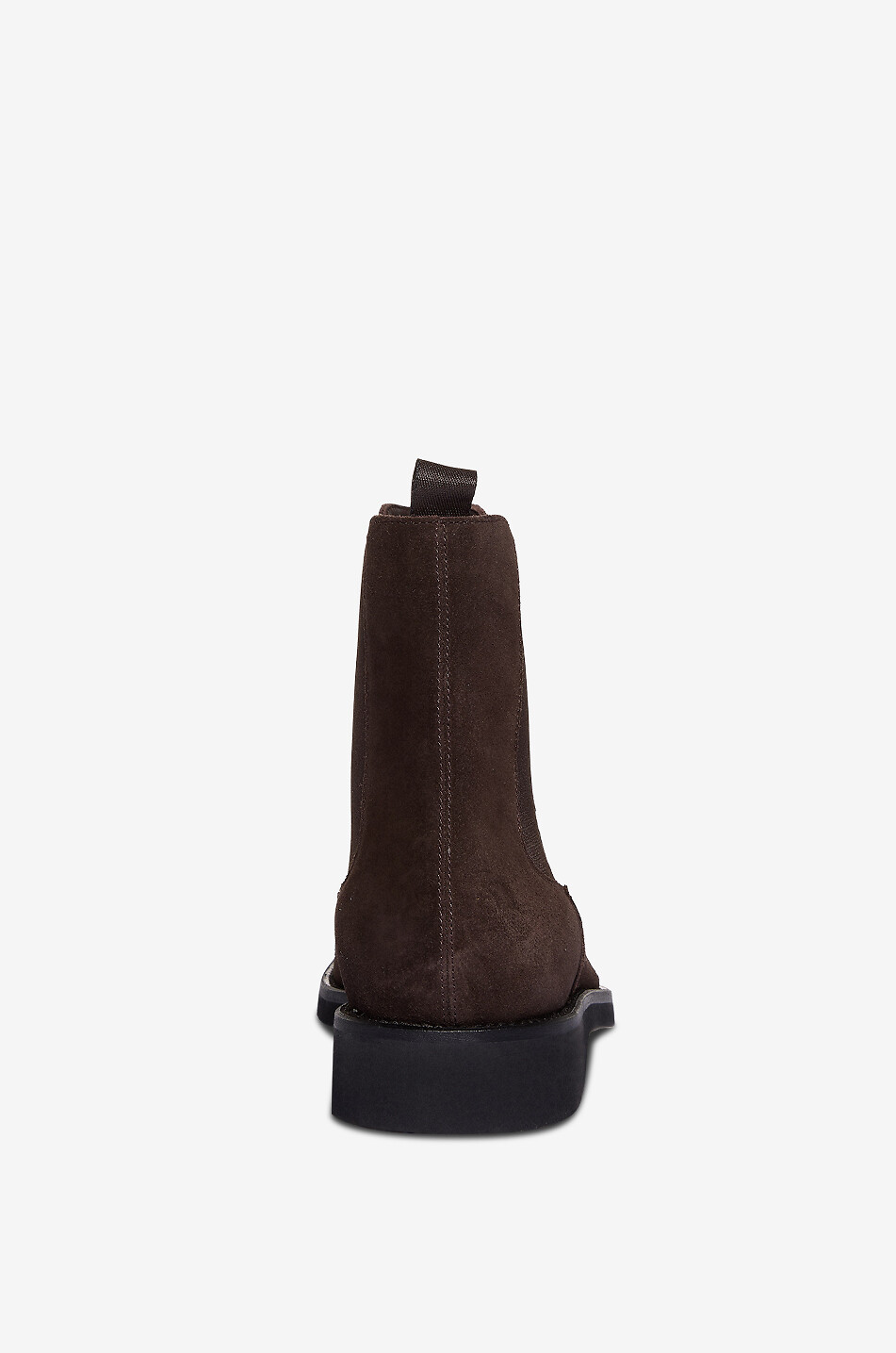 TOM FORD Light Sole suede chelsea ankle boots Men DARK BROWN 4