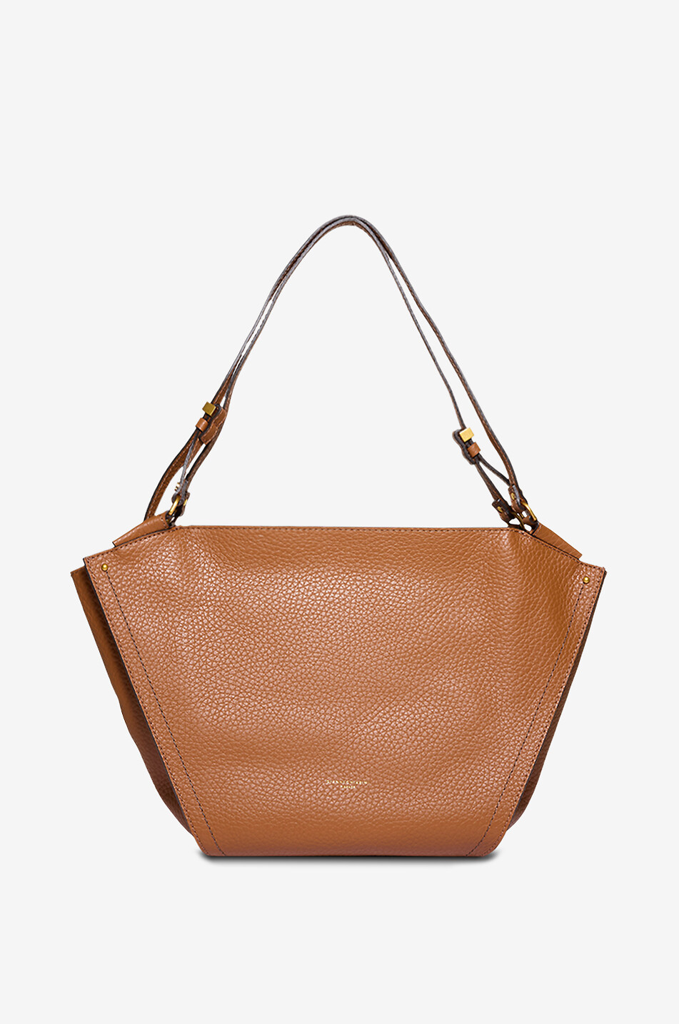 GIANNI CHIARINI Shopper aus genarbtem Leder Bloom Damen BRAUN 1