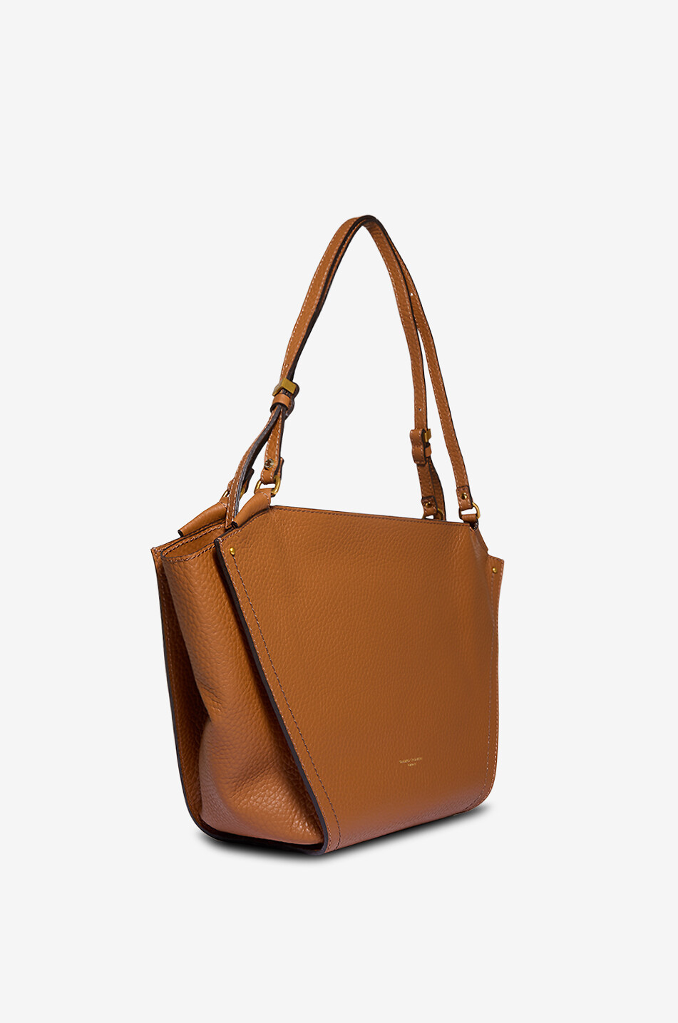GIANNI CHIARINI Shopper aus genarbtem Leder Bloom Damen BRAUN 2