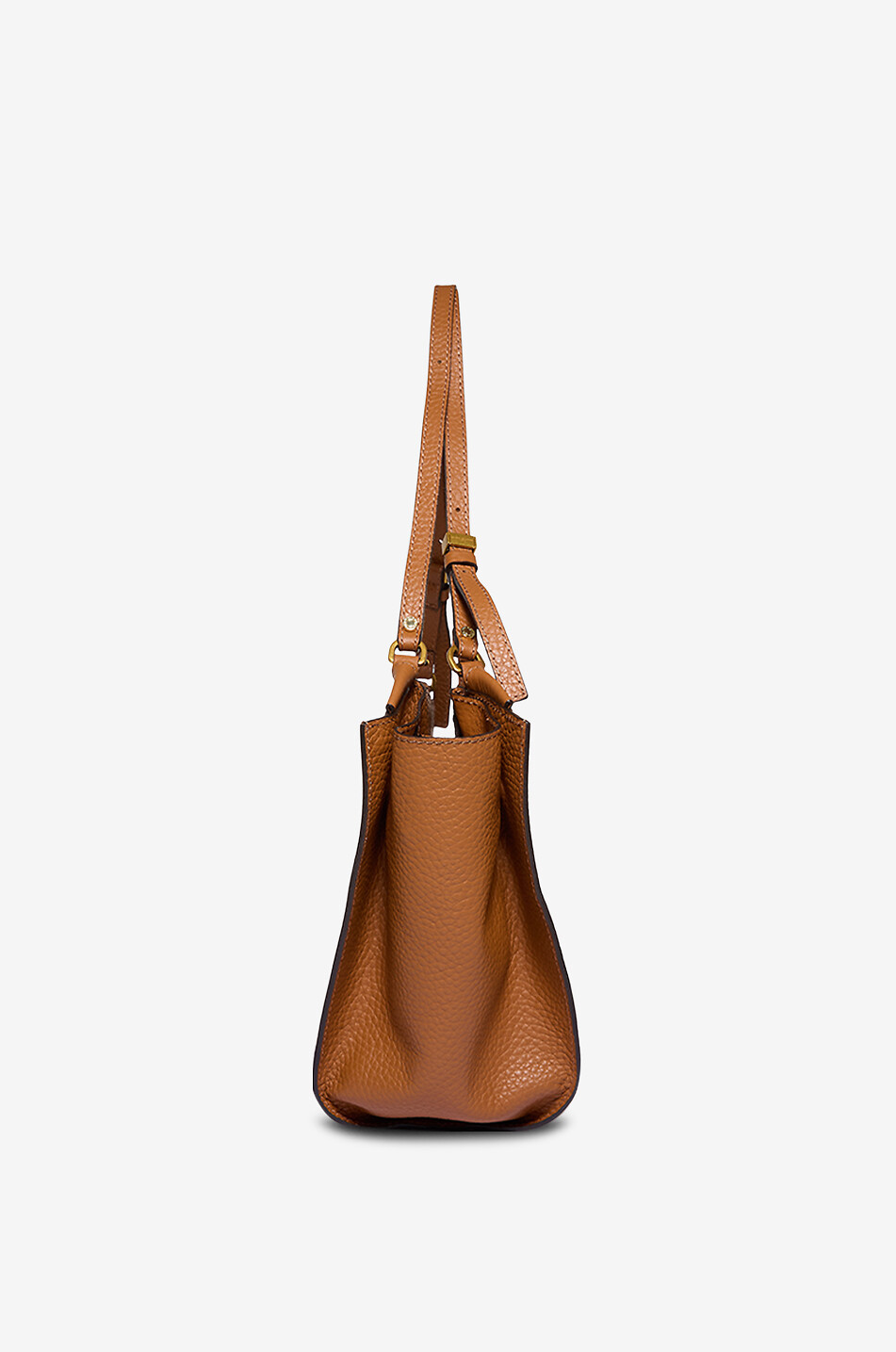 GIANNI CHIARINI Shopper aus genarbtem Leder Bloom Damen BRAUN 4