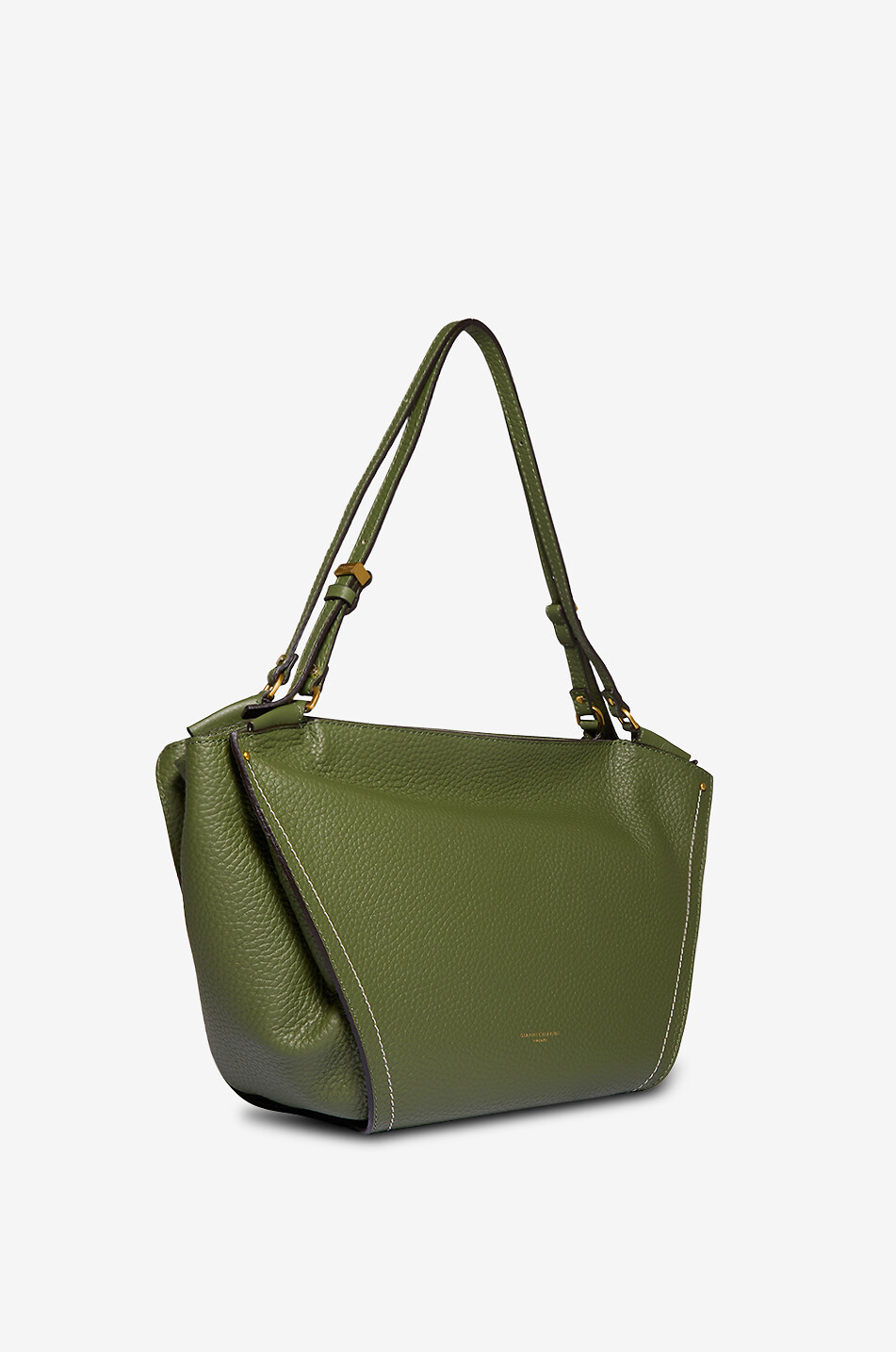 GIANNI CHIARINI Shopper aus genarbtem Leder Bloom Damen GRÜN 2