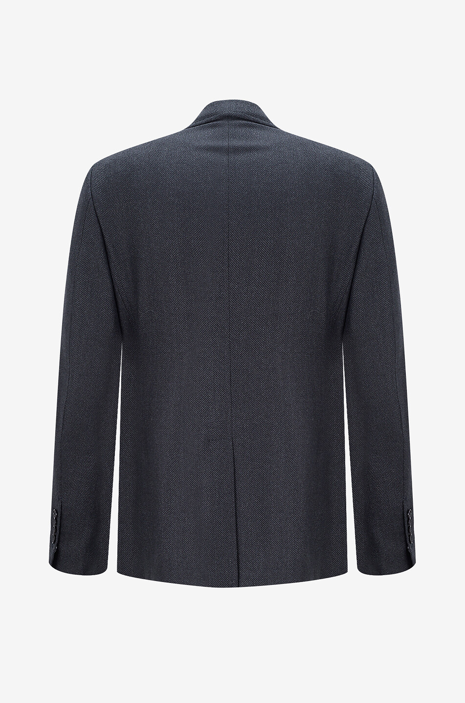 TOM FORD Shelton herringbone wool single-breasted blazer Men MEDIUM GREY 2