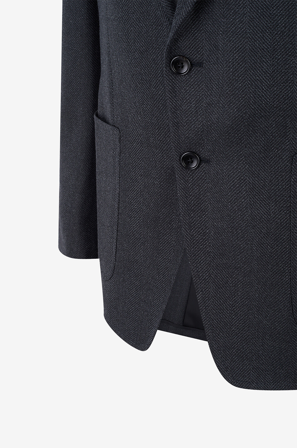 TOM FORD Shelton herringbone wool single-breasted blazer Men MEDIUM GREY 3