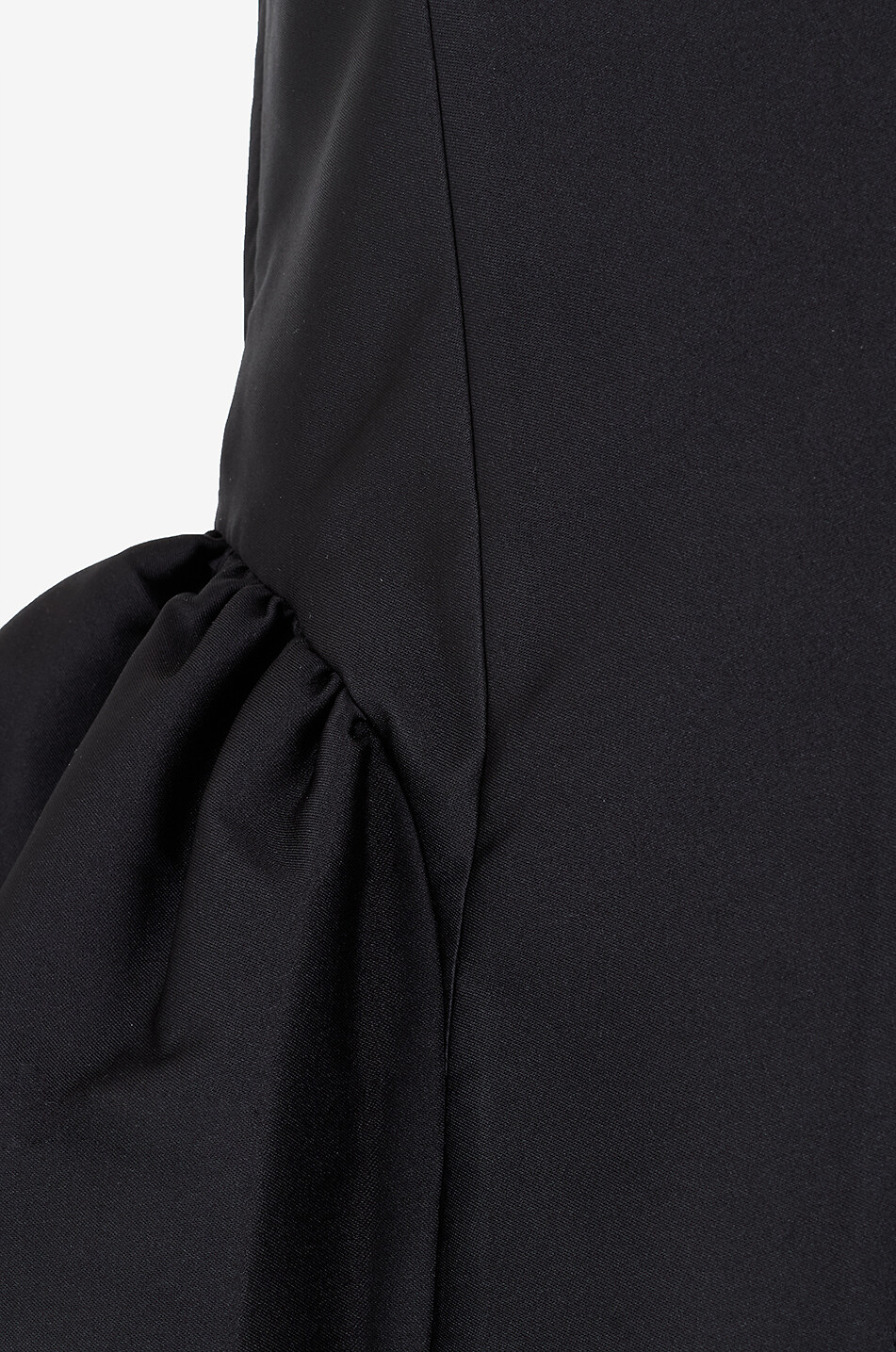 ROLAND MOURET Top à basque en taffetas de soie Femme NOIR 3